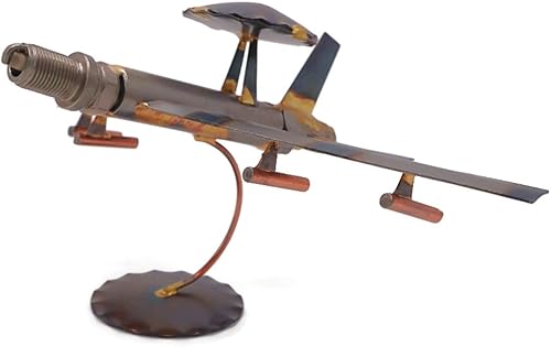 Vista 2 de Figura de arte hecha a mano coleccionable de avión AWACS, accesorios de escritorio, trofeo, regalo para jefe, decoración para hogar y oficina, avión