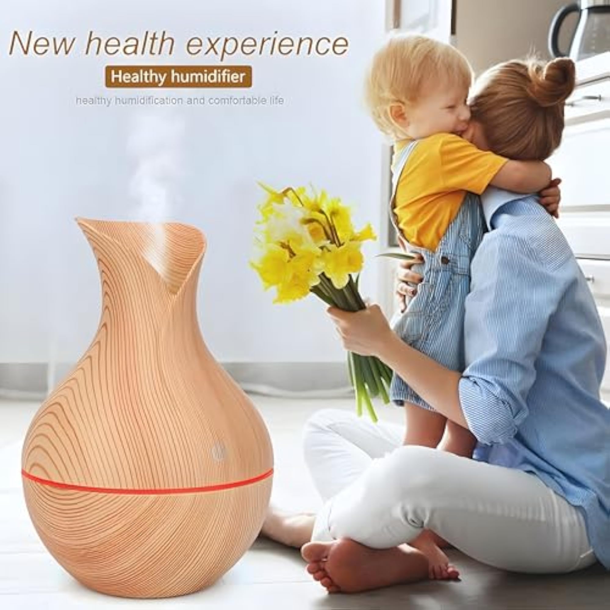 Ultrasonic Aroma Humidifier and Essential Diffuser