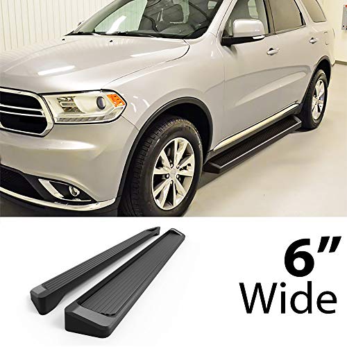 Estribos HD Ridez Running Board 6" Negro para Dodge Durango 2004-2010 miniatura 2