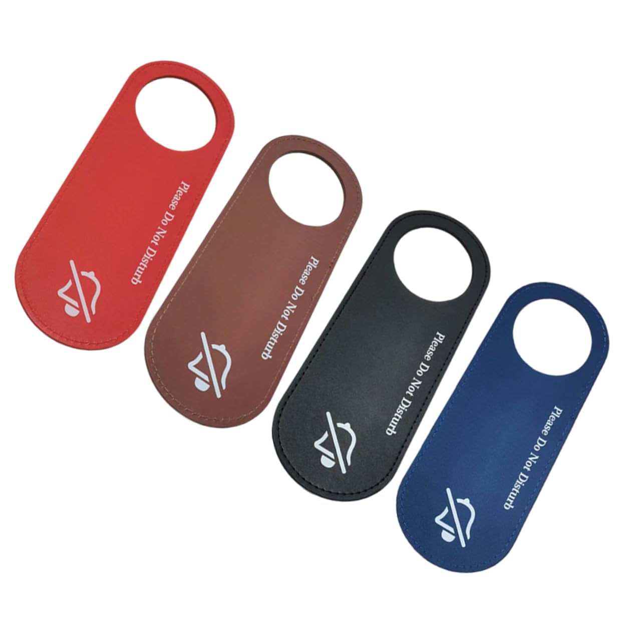 SHINEOFI 5 Series No Molestar Señal Door Seal Señal De Descanso De Signo De La Oficina Muro Condujo es Para Puertas De Oficina De Puerta No Molestar 4 Piezas X 5