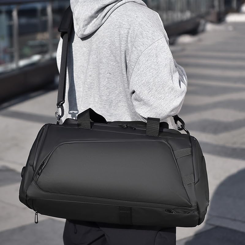 Gym bag Men Dry and Wet Separation Carrying 1 Shoulder Training Sports Large Capacity Luggage Backpack Travel image 5