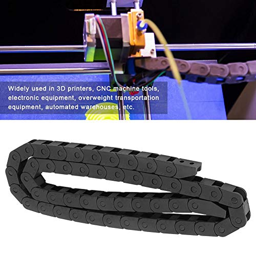 1M R18 Cable Drag Chain Black Nylon Wire Carrier Cnc Machine Tool 10X10Mm #TOP2
