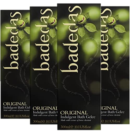 Badedas Original Indulgent Bath Gel Enriched with Natural Plant Extracts for a Luxury Bubble Bath 300ml (pack of 4)