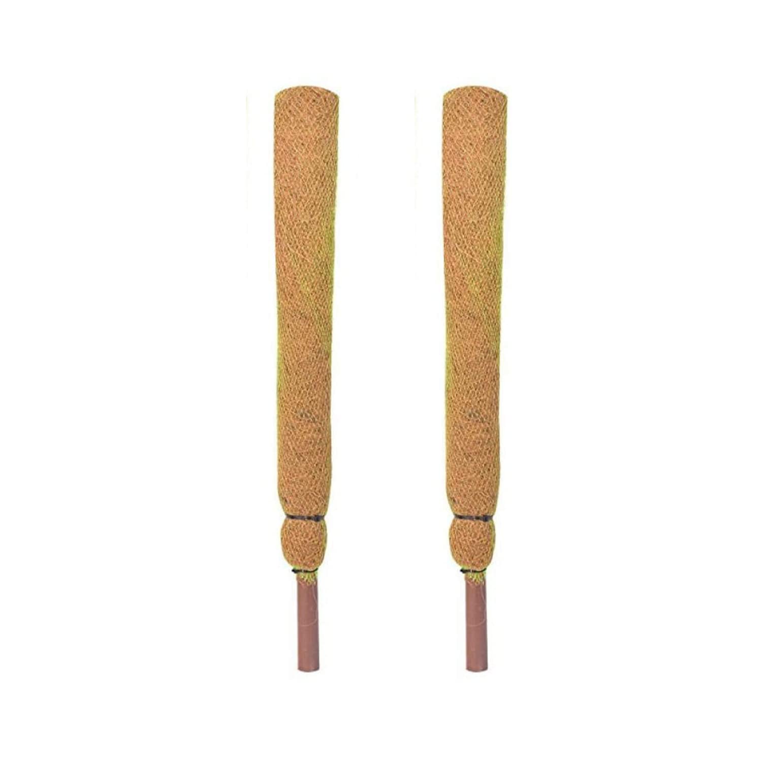 KURUPPATH GROUP Coco Pole - Coir Stick for Indoor, House and Plant Creepers Support (Brown, 2 ft) -2 Pieces (B09R4C4KV5) Amazon Price History, Amazon Price Tracker
