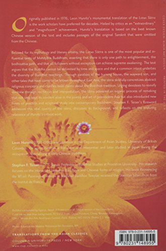 Scripture of the Lotus Blossom of the Fine Dharma: (the Lotus Sutra)