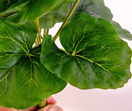 Mumiko 2Pcs Artificial Geraniums Silk Flowers Outdoor Uv Resistant Garden Plants Bush (Deeppink) … #TOP5