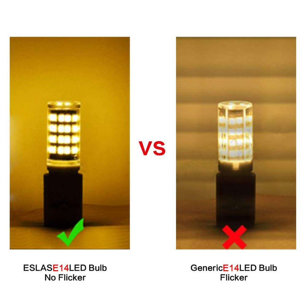 Bombilla LED E14 de 10 W, equivalente a una lámpara halógena de 100 W, bombilla de maíz de 1000 lm, regulable, sin parpadeo, paquete de 5, bombilla LED blanca fría (blanco frío)