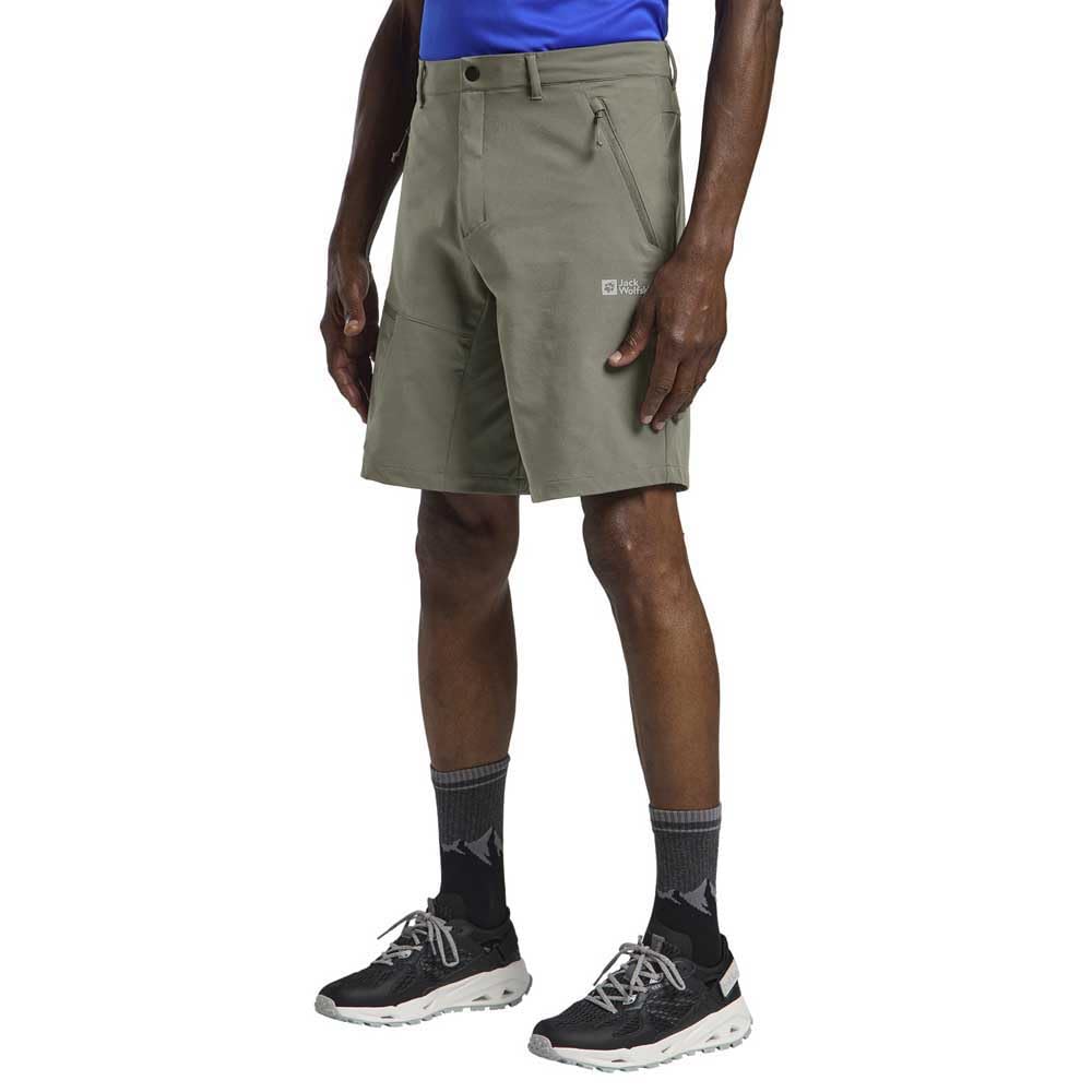 Jack Wolfskin Men's Pico Trail Shorts M Hiking, Stone, 48 (EU)