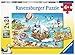 Produktbild Ravensburger Kinderpuzzle - 07829 Urlaub am Meer - Puzzle für Kinder ab 4 Jahren, mit 2x24 Teilen