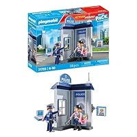 Playmobil | Action Heroes | Police Investigation Room | Police Toys | Toys for Children aged 4+ | 71733