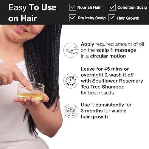 Image of Soulflower Avocado Hair Oil for Hair Growth, Reduce Dandruff, flexible Hair & Prevent Breakage, Moisturizer for Acne & Anti Aging | 100% Pure, Natural and Cold-Pressed, 30ml (Pack of 1)