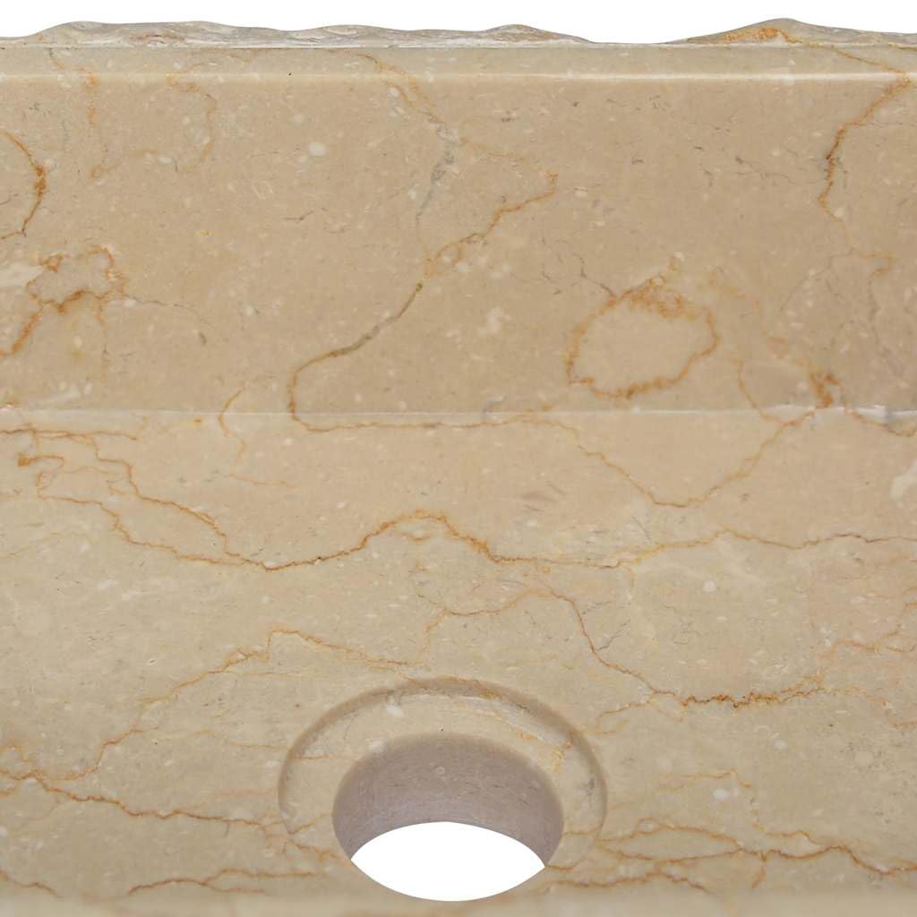 Lavandino Crema 30x30x13 cm in Marmo,Articoli di ferramenta,Prodotti idraulici,Articoli idraulici,Lavandini,Lavandini bagno-149174