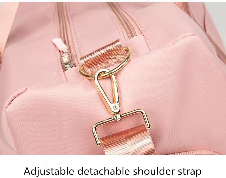 Men and Women's Travel Bag With Shoe Compartment Sports Tote Gym Bag Weekender Overnight Shoulder Bag - Image 3