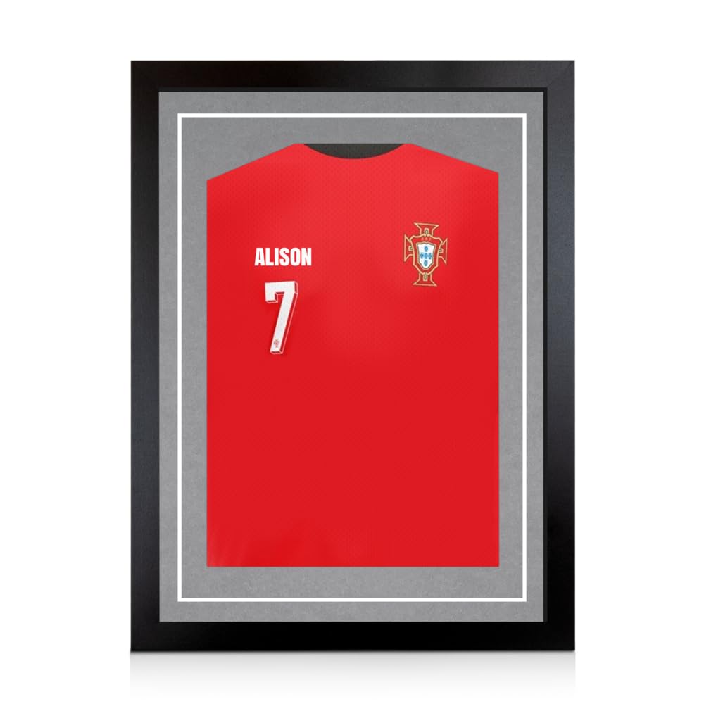 Alison Kingsgate M/Black 70X50CM Football Shirt Frame With Mid Grey Mount — image 1