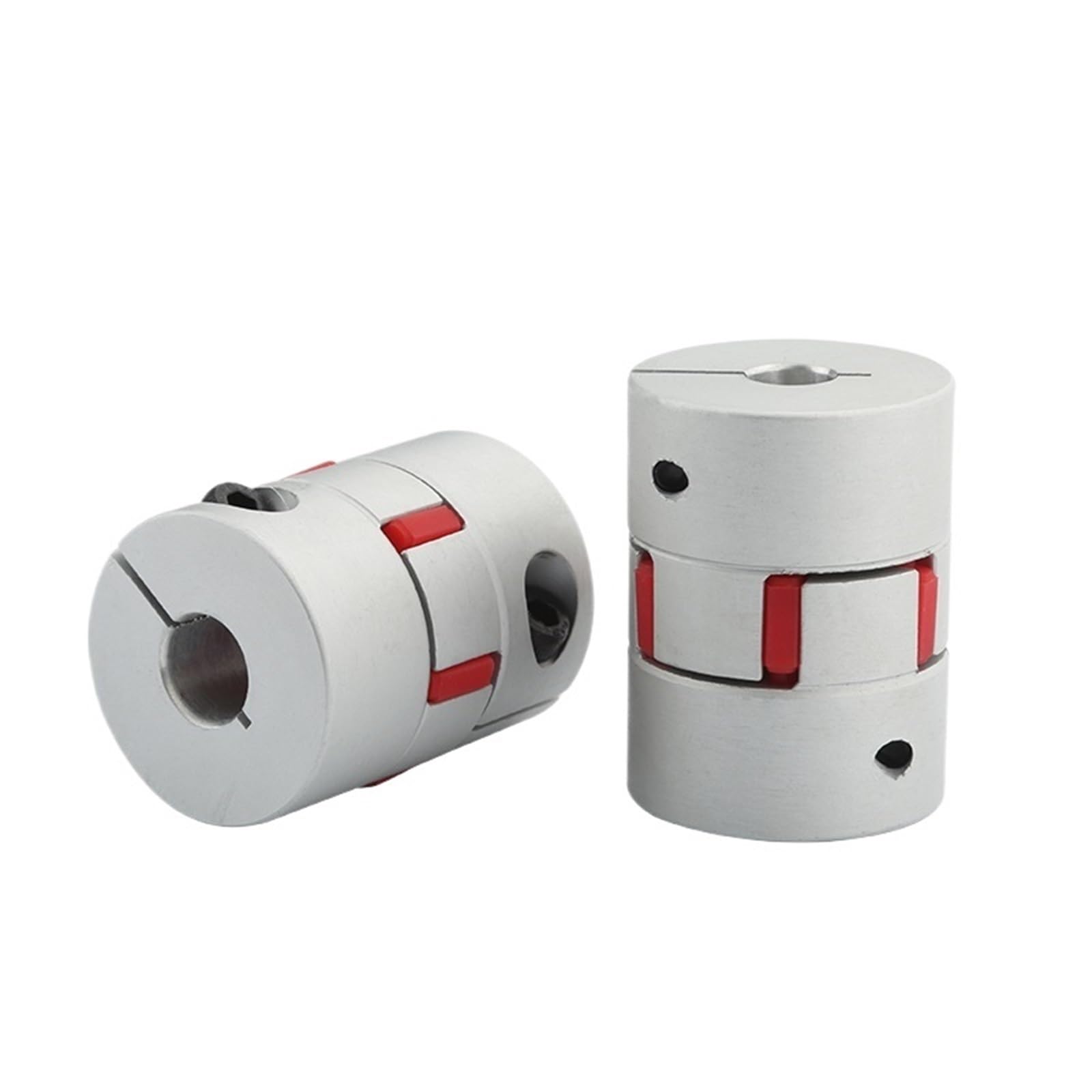 1 Stück Aluminiumlegierung Pflaumenkupplung, Servomotor, Kugelumlaufspindel, Elastische Kupplung, CNC-Werkzeugmaschine, Stern-Encoder(D20 L25 d8x7)