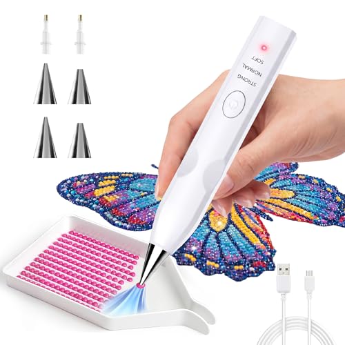 Stylo de peinture diamant électrique silencieux pour vos soirées créatives
