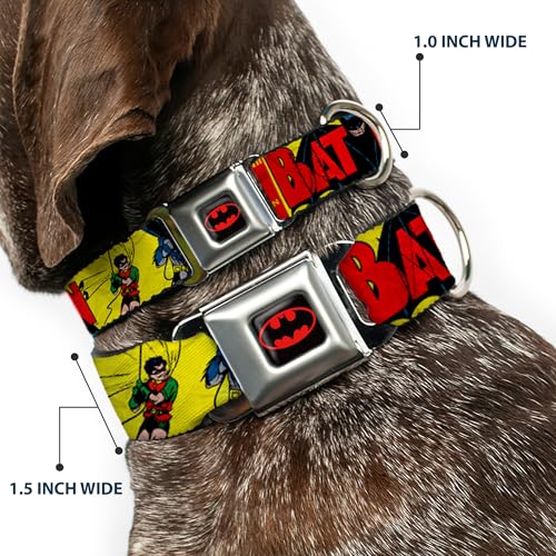 Collier pour chien Batman en métal robuste et durable pour grands chiens
