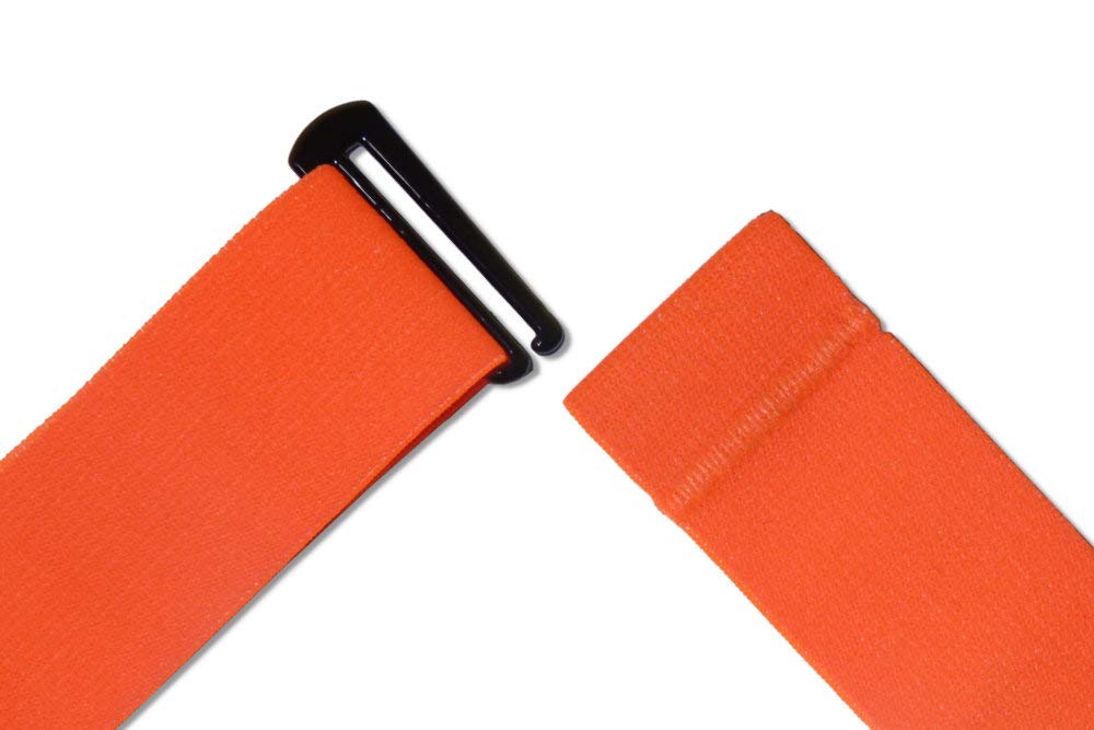 Regulowany, elastyczny pasek zastępczy do ANT+ i Bluetooth, kompatybilny z Garmin, Wahoo, Polar H1 H2 H3 H7 H9 H10 itd. i innymi
