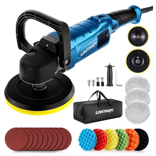LDHTHOPI 1800W Rotary Buffer Polisher