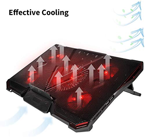 Simple-Deluxe-Ultra-Quiet-Laptop-Cooler-with-5-High-Speed-Fans-2-USB-Ports-Portable-7-Level-Adjustable-Stands-Cooling-Pad-for-12-17-Inch