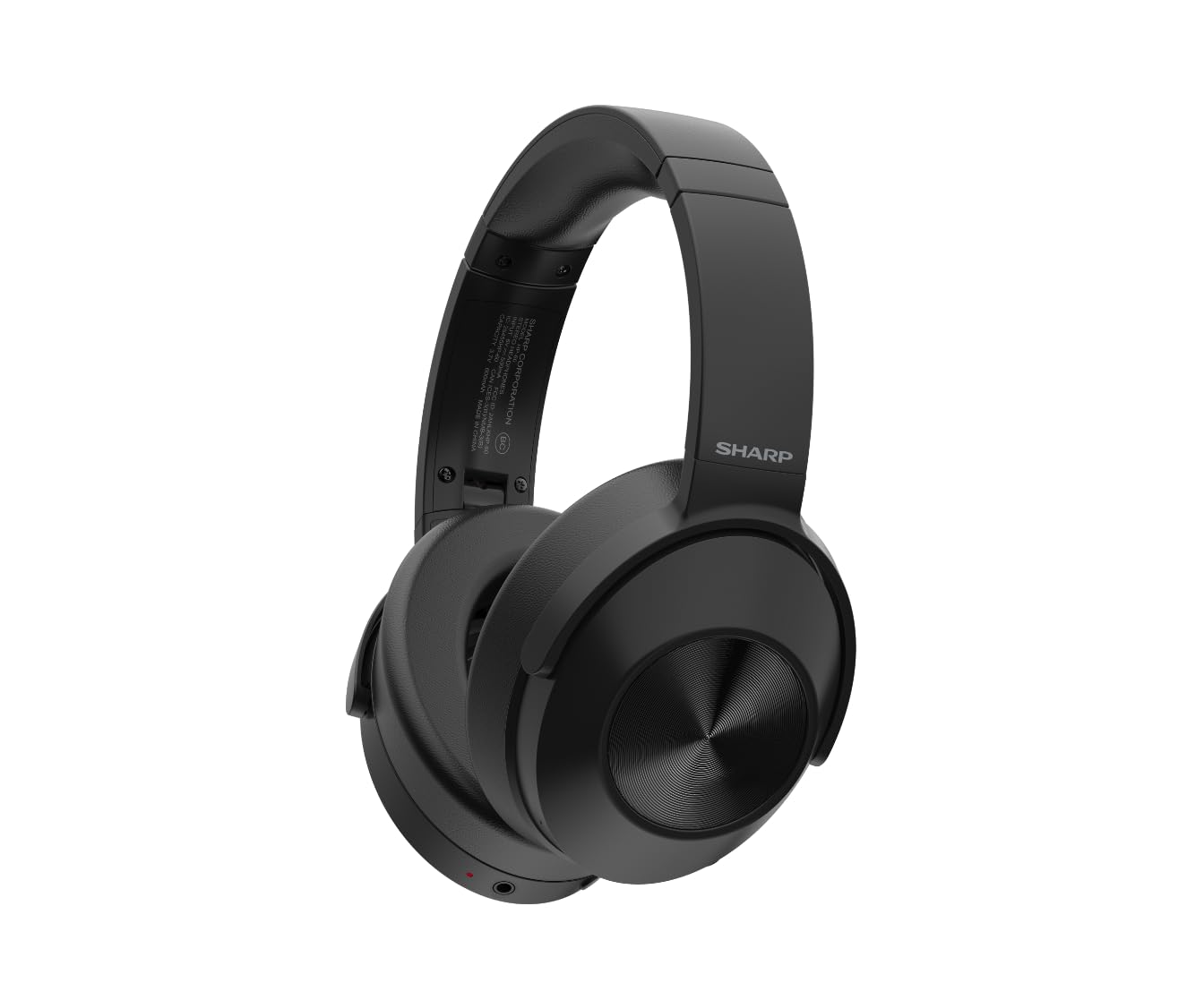 Sharp Noise Cancelling Bluetooth Headphones | Wireless Over Ear Headphones | Bluetooth Headset with Microphone | 20 Hours of Talk & Music Time | 33 FT
