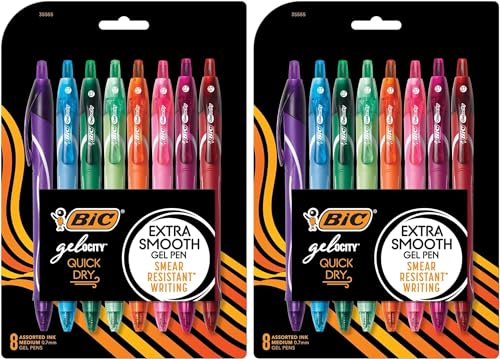 Bolígrafos Gel Retráctiles BIC Gel-ocity Pack 16 Color miniatura 1