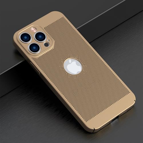 冷却 iPhone 14 Pro 放熱ケース 中空 通気性 冷却カバー 軽量 薄型 おしゃれ 韓国 落下防止 指紋防止 耐衝撃 アイフォン 14 Pro カバー シンプルかつスタイリッシュ TPU+PC 耐衝撃 アイホン14 Pro ケース メッシュ構造
