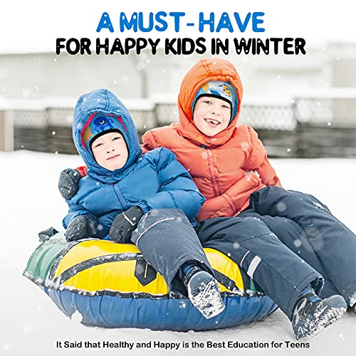 Hikenture Kids Skull Cap Helmet Liner Winter Hat for Boys and Girls Beanie Ski Hat with Thermal Fleece for Snow Sports…2