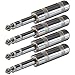 GLS Audio 1/4" Plugs for Patch Cables, Balanced Cables, Snakes - TRS Male Stereo 1/4 Inch Phono 6.3mm Phone Plug Bulk - 4 PACK