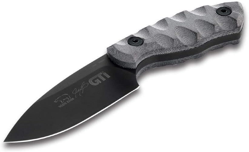 White River GTI3, Black and Olive Drab Handle, Black Coated Blade
