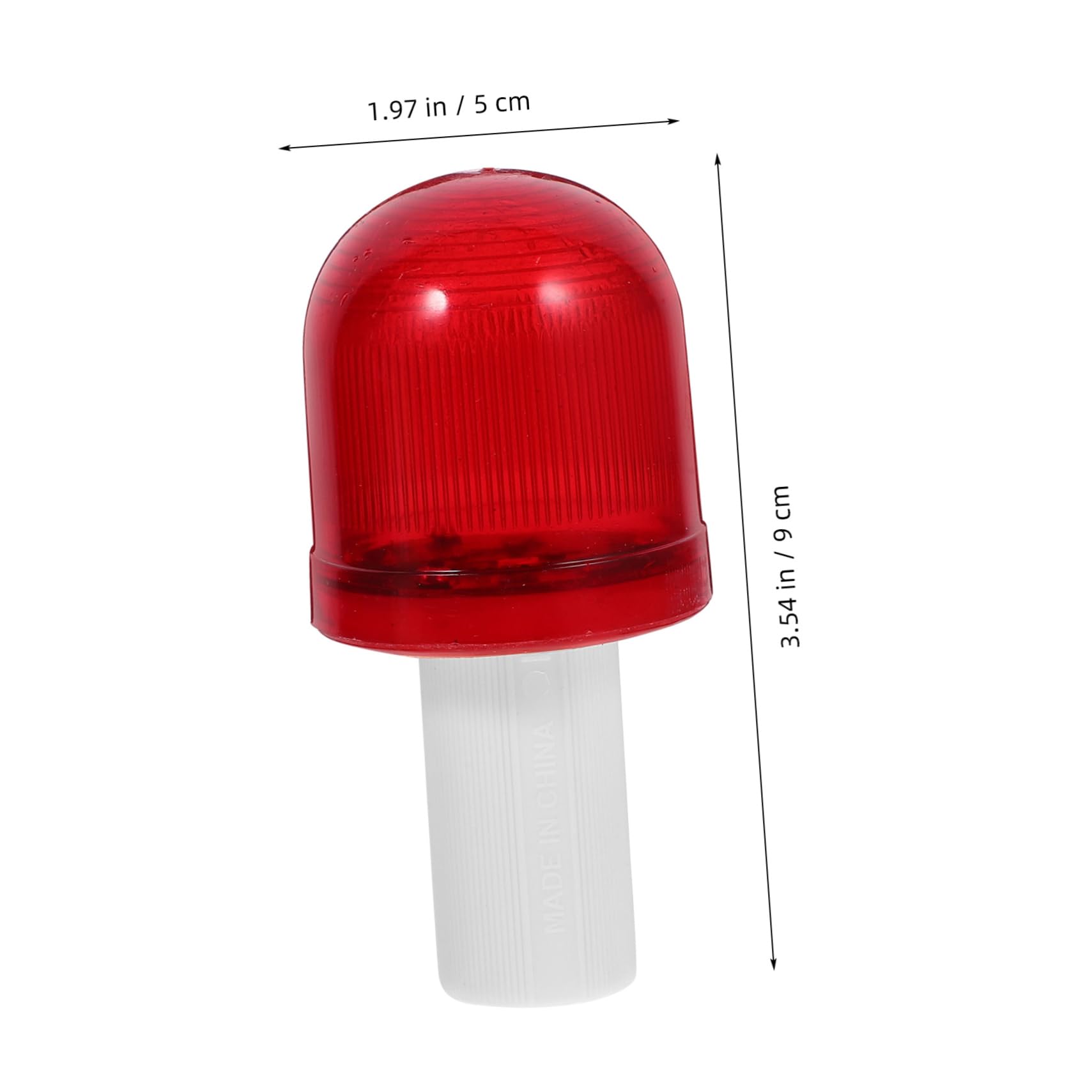 ABOOFAN 20piezas Luces De Advertencia Led Para Conos De Tráfico Intermitentes Resistentes La Intemperie Para Emergencias y Señalización Estacionamientos