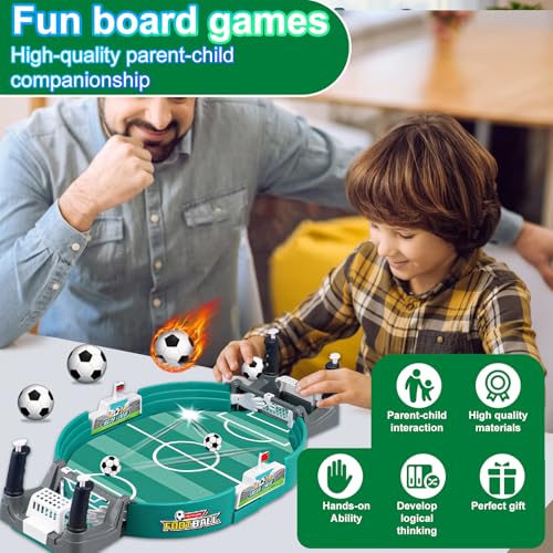 SZSMW Mini Tischkicker - Tischfussball Spiel - TischfußBall Kinder - Geeignet FüR Spielzimmer, Firmenlounges, Hausbars, Partys Im Freien, Perfekt FüR ZusammenküNfte Mit Familie und Freunden – Bild 6