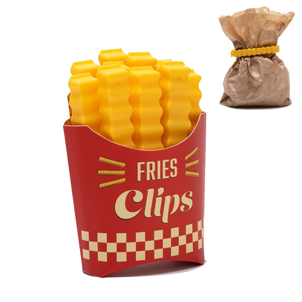 Amazon.co.jp: 12個セット フライドポテトの形 袋止めクリップ