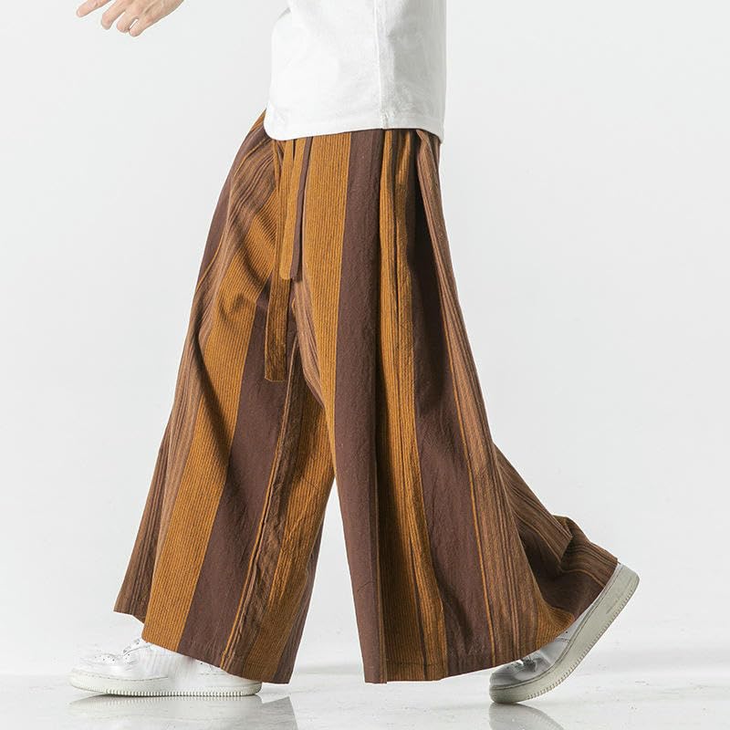 Pantalon homme style chinois ample contre la chaleur de l'automne
