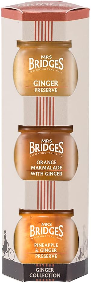Mrs Bridges 3 x Ginger Collection Mini Jar Gift Pack