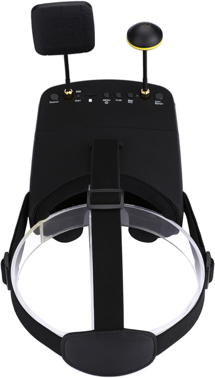 Labymos EV800D 5.8G 40CH 5 Inch 800 * 480 Video Headset Diversity FPV Goggles With Battery for Remote Control Model FPV