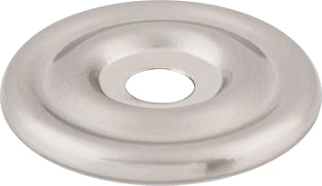 Top Knobs TK890BLK, Brixton Backplate 1 3/8 Inch - Flat Black