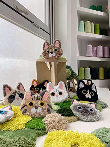 Yhzone 82 X 59 Inch Cotton Primary Tufting Cloth, Big Size Monk Cloth Fabric With Yellow Guidelines For Punch Needle And Rug Tufting,Punch Needle Embroidery Cloth #TOP5