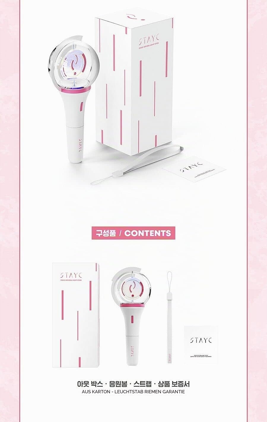 STAYC OFFIZIELLER LICHTSTICK FANLIGHT MD GOODS K-POP SEALED