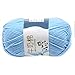 Produktbild Glatte weiche Milch Cotton Natural Hand Strickwolle Garn Ball Baby Wool Craft Hellblau