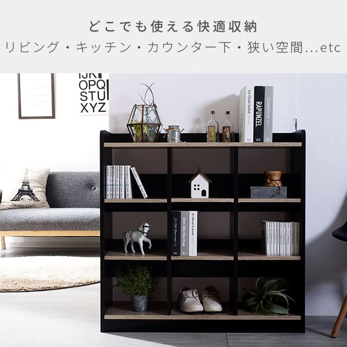 Amazon｜オープン フリーラック タルテュ オープンラック 幅90cm