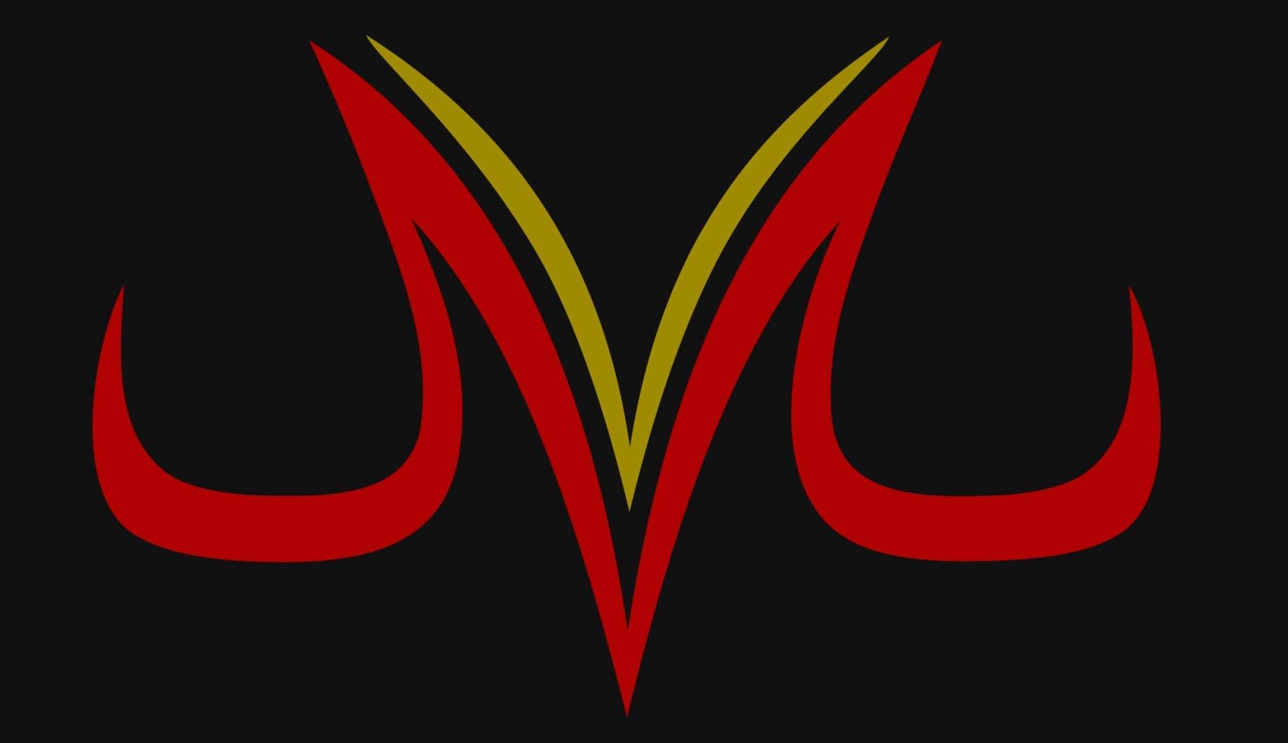 Dragon Ball Z Vegeta Majin Approx. 12 Inches Color Red and Gold Car Truck SUV Mac Book Mac Air Laptop Tool Box Wall Window Decal Sticker