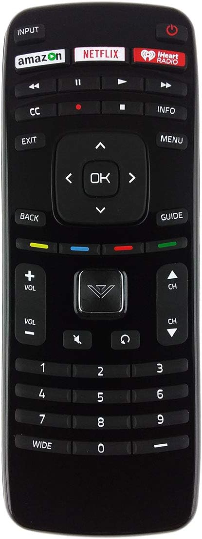Vizio XRT112 Factory Original Replacement Smart TV Remote Control (Amazon/Netflix/iHeartRadio) - New 2017 Model
