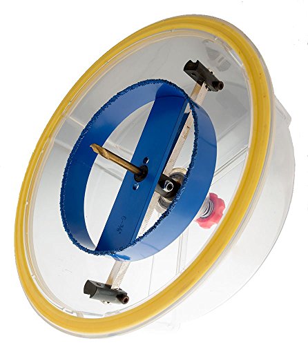 Ships Within 1 Biz Day From Nv - Blue Boar Recessed Light Carbide Grit Hole Saw 6-3/8” Dia For 6 Inch Lights: Fast Cutting In Drywall, Lath & Plaster, Hardi Board #TOP1