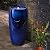 Glitzhome 29.25" H Oversized Ceramic Vase Outdoor Water Fountain Tall Patio Garden Water Fountain with LED Light and Submersible Pump Yard Art Decor, Cobalt Blue