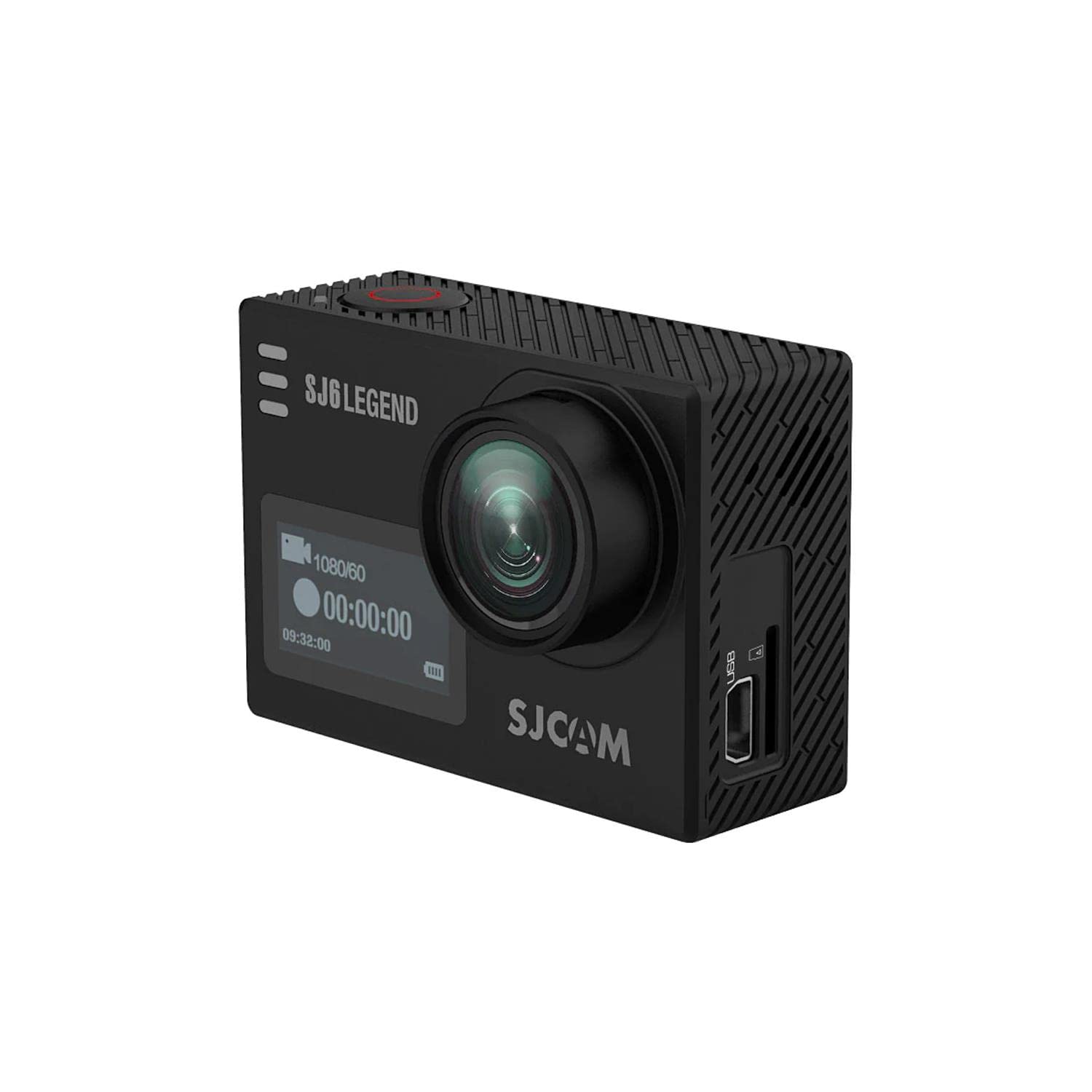 SJCAM SJ6 Legend WiFi 4K UHD 16MP 166° 2” Dokunmatik Geniş Ekran Sanal Jiroskop Sabitleme 1000mAh Geniş Batarya 240 FPS Ağır Çekim 30 Metre Su Geçirmez Kılıflı Aksiyon Kamerası Siyah