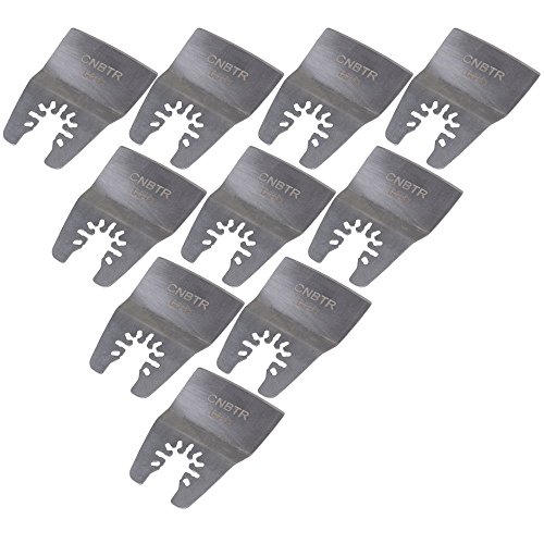 CNBTR Silver 52mm Width Stainless Steel Oscillating Tool Quick Release Flexible Scraper Blade