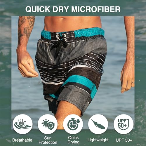 Image of Kanu Surf Mens Barracuda Swim Trunks (Regular & Extended Sizes)
