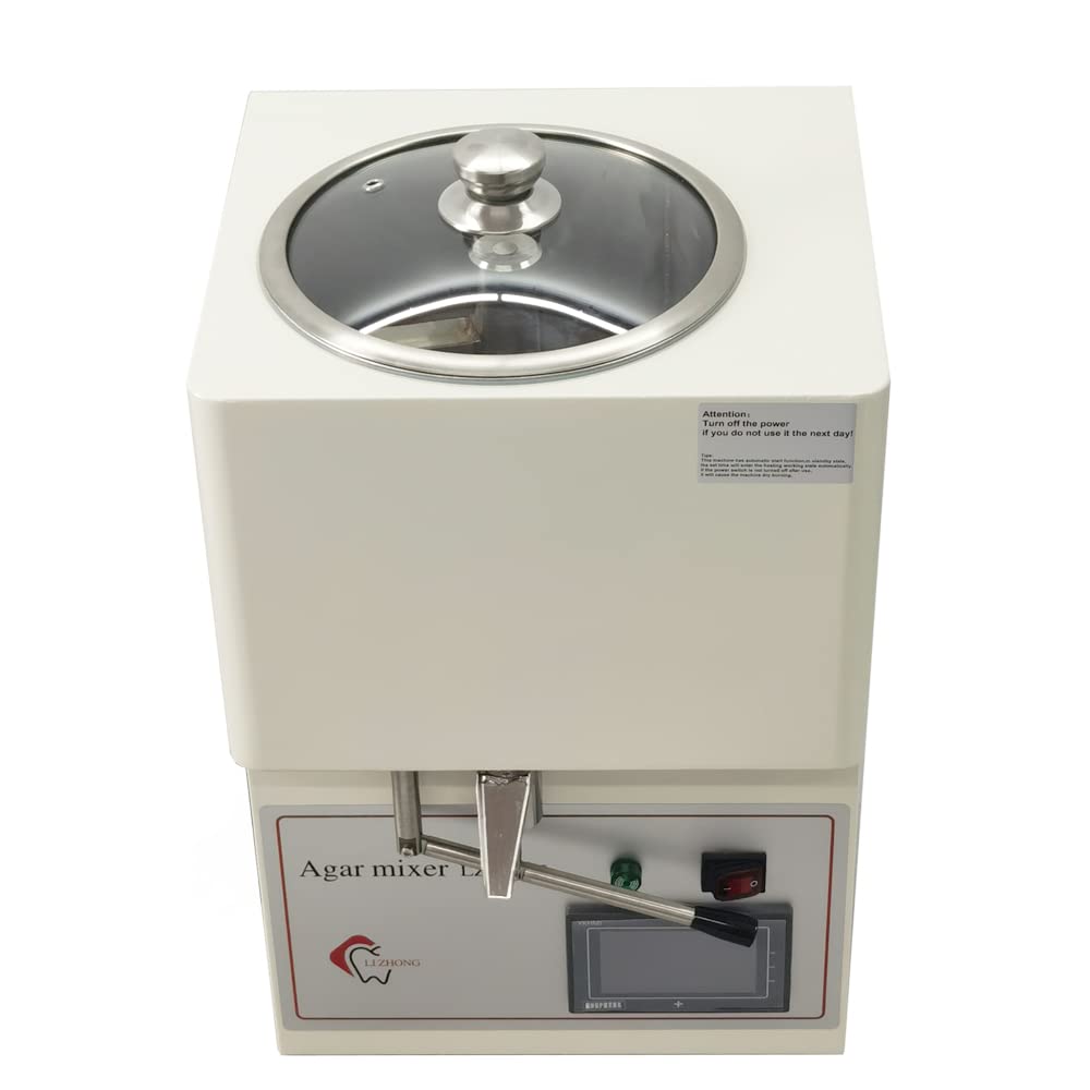 Agar Gel Mixer Stirrer Machine 2.9gal Lab Equipment Hydrocolloid Duplicating Machine for Melting and Mixing Duplicating Gel with Visible Window