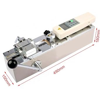 Digital Pull Force Tester, Portable Horizontal Digital Push-Pull Meter Wire Harness Terminal Tensile Force Testing Machine with Horizontal Push-Pull Test Bench 110V